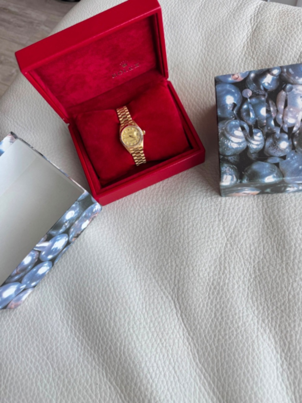 100% Authentic Rolex Lady-Datejust 26mm with original diamond dial Yellow Gold - Picture 7 of 11